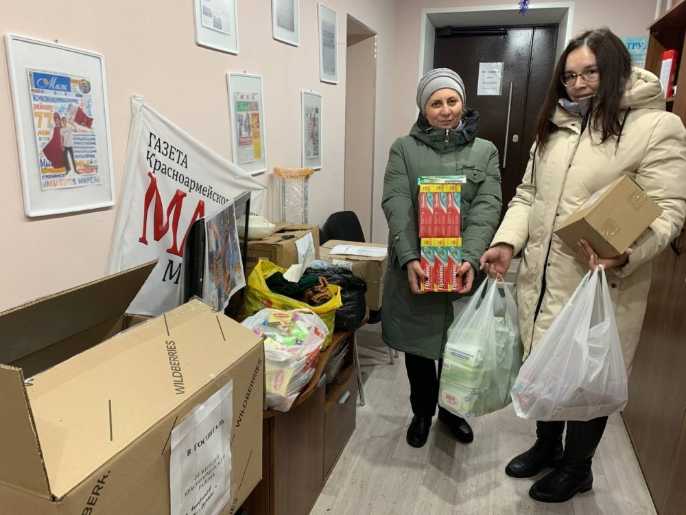 Участники клуба «Патриот»  продолжают сбор помощи для участников СВО