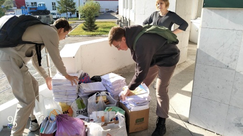 Участники акции "ЭкоПатриот" собрали денежные средства для помощи участникам специальной военной операции