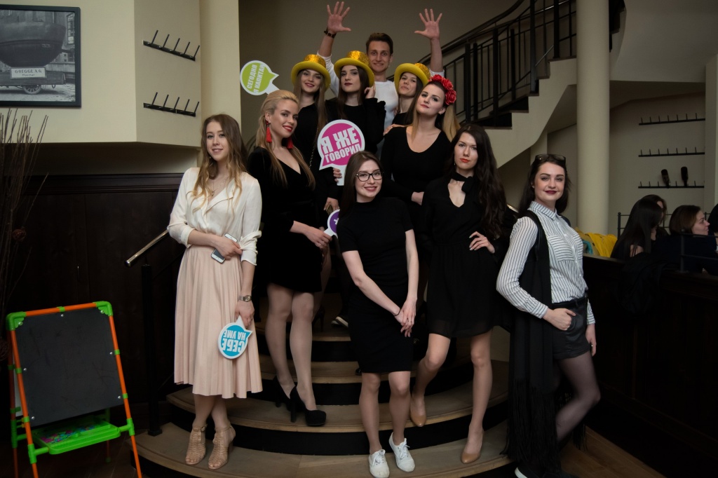 Елена Головченко на Мисс студенчество интеллектуальный этап